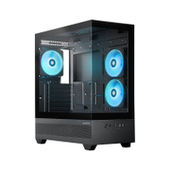 Kuti kompjuteri Chieftec GT-01B-OP MIDI Tower, xham i temperuar, ATX mATX Mini ITX, e zezë