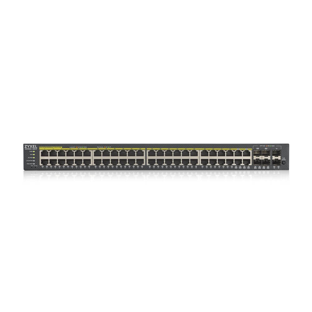 Switch rrjeti Zyxel GS1920-48HPv2, 48 porta Gigabit, PoE, i zi