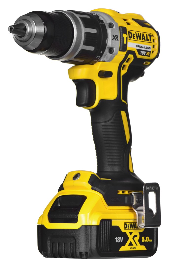 Set veglash pa kabllo Dewalt DCK266P2T QW, 18V, 2x 5.0Ah, i verdhë