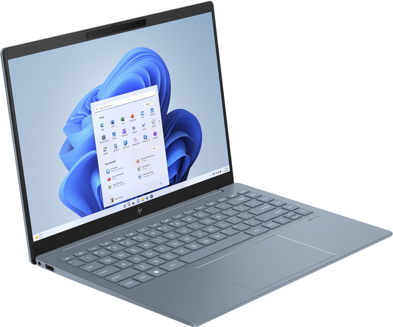 Laptop HP Pavilion Plus, 14", Intel 155H, 32 GB RAM, 1 TB SSD, i kaltër