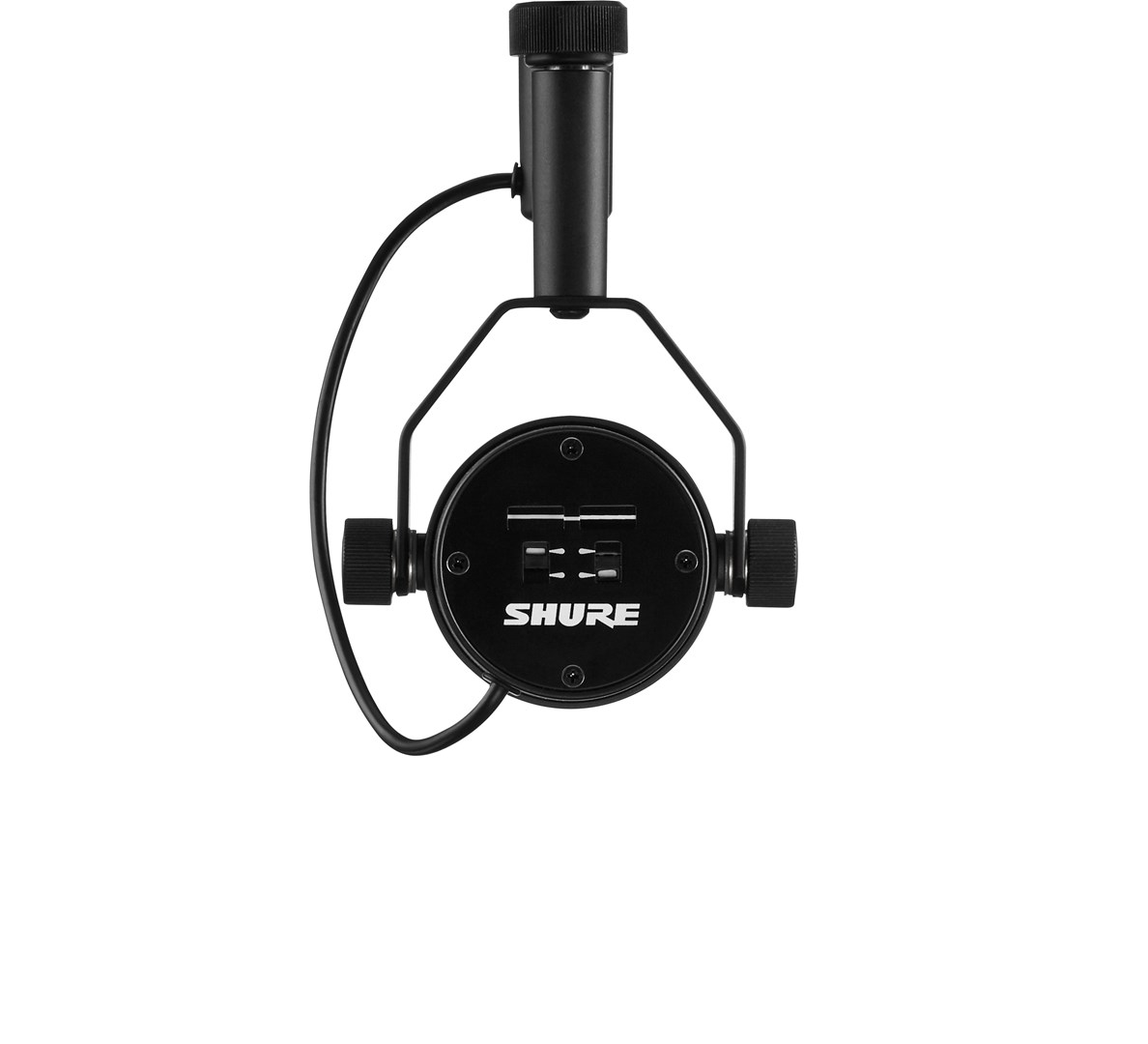 Mikrofon dinamik Shure SM7B, për vokal dhe podcast, i zi