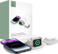 Karikues wireless Tech-Protect QI15W-A32 3in1, MagSafe, gri
