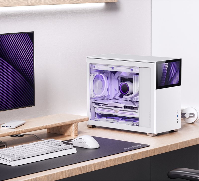 Kasë Jonsbo D31 Screen, e bardhë, Mini Tower