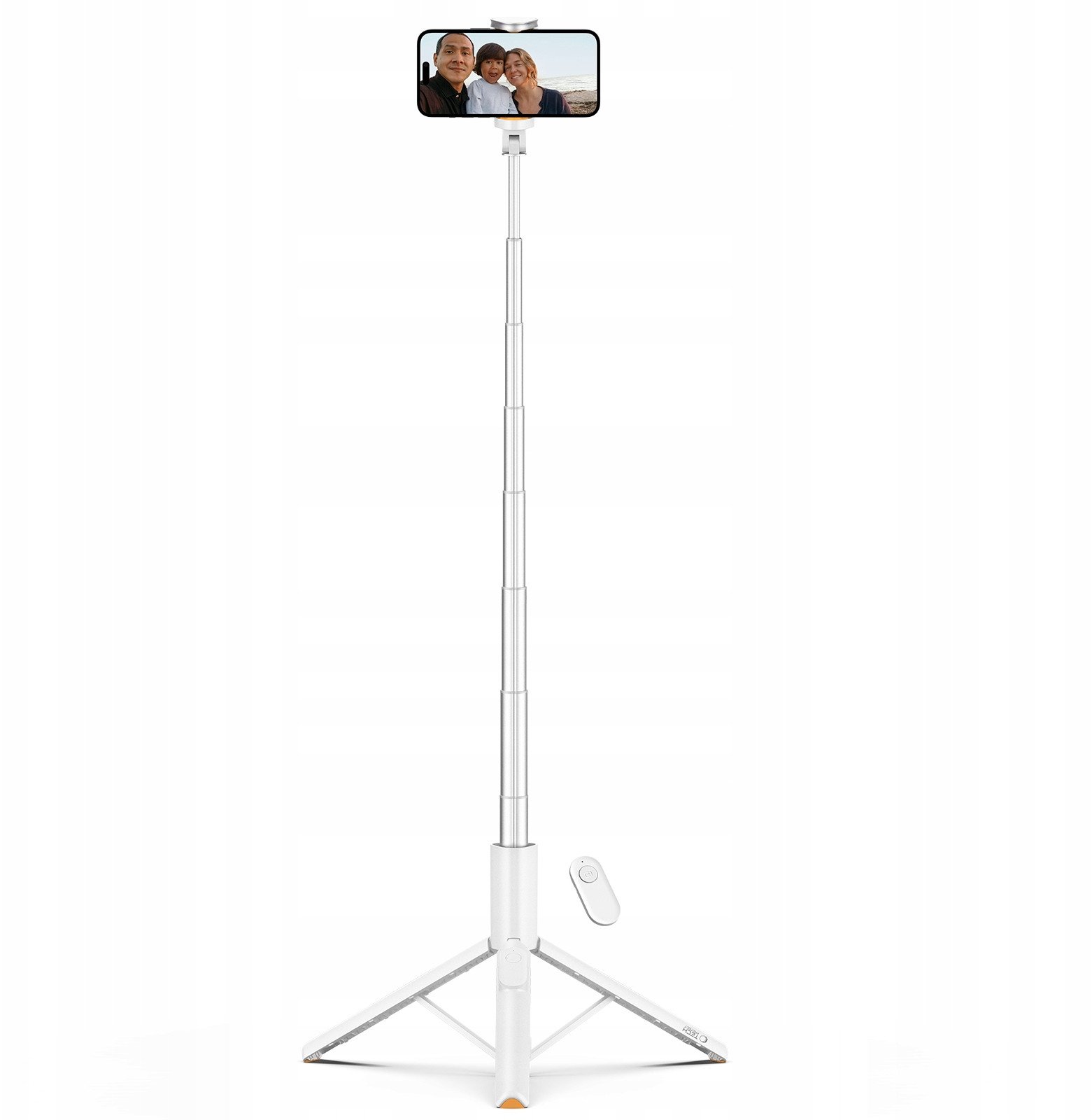 Selfie stick tripod Tech-Protect L09S, Bluetooth, me telekomandë, i bardhë