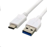Kabllo C-Tech USB A - USB C, 1m, e bardhë