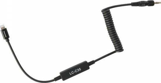 Kabllo audio Saramonic LC-C35, mini Jack TRS 3.5mm, Lightning, e zezë