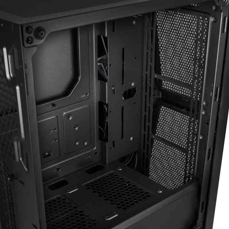 Kasë Raijintek Silenos MS, e zezë, Midi Tower