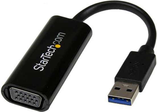 Përshtatës Startech USB - VGA, i zi