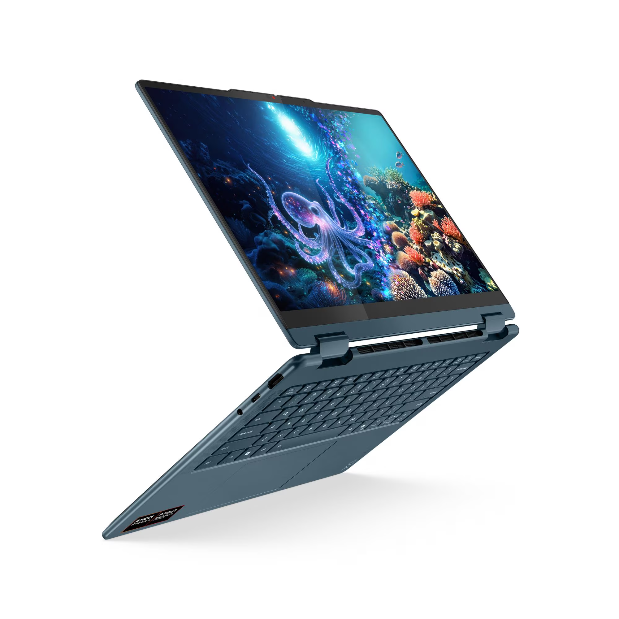 Laptop Lenovo Yoga 7 2in1 14AKP10, 14', AMD Ryzen AI 5 340,16GB RAM, 512GB SSD, AMD Radeon 840M, i kaltër