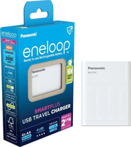Karikues baterish Panasonic Eneloop Smart Plus BQ-CC87, USB, 4x AA 1900mAh, i bardhë