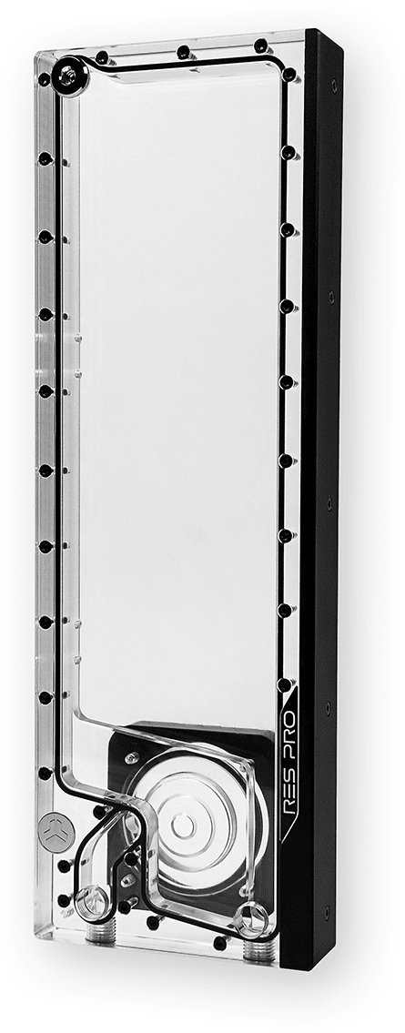 Rezervuar ftohës uji Stealkey Customs ResPro 360 D5/DDC, D-RGB, transparent