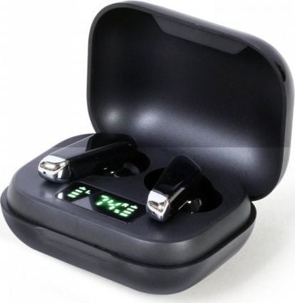Kufje Gembird FitEar X300, Bluetooth TWS, të zeza