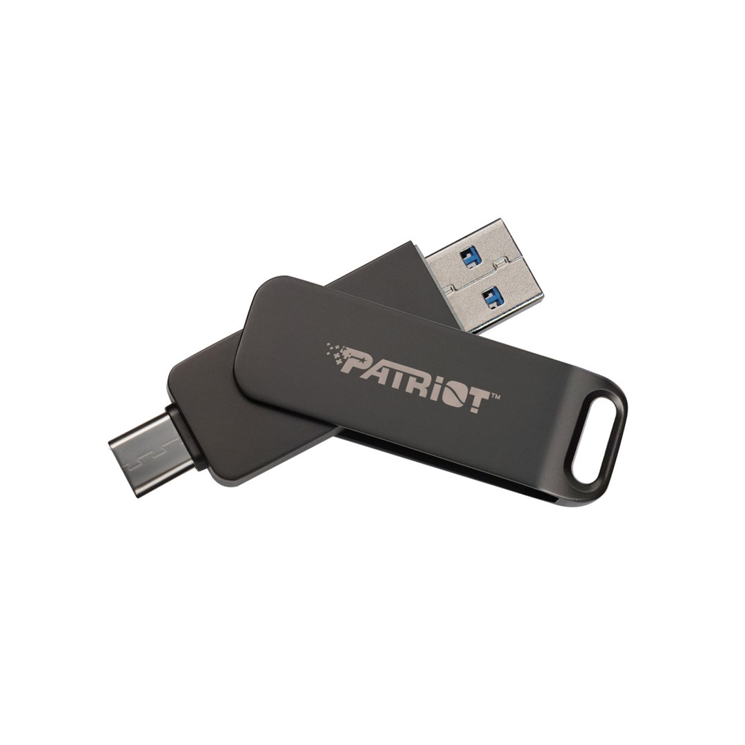 USB Patriot Rage R550, 32GB, USB A dhe USB C, gri