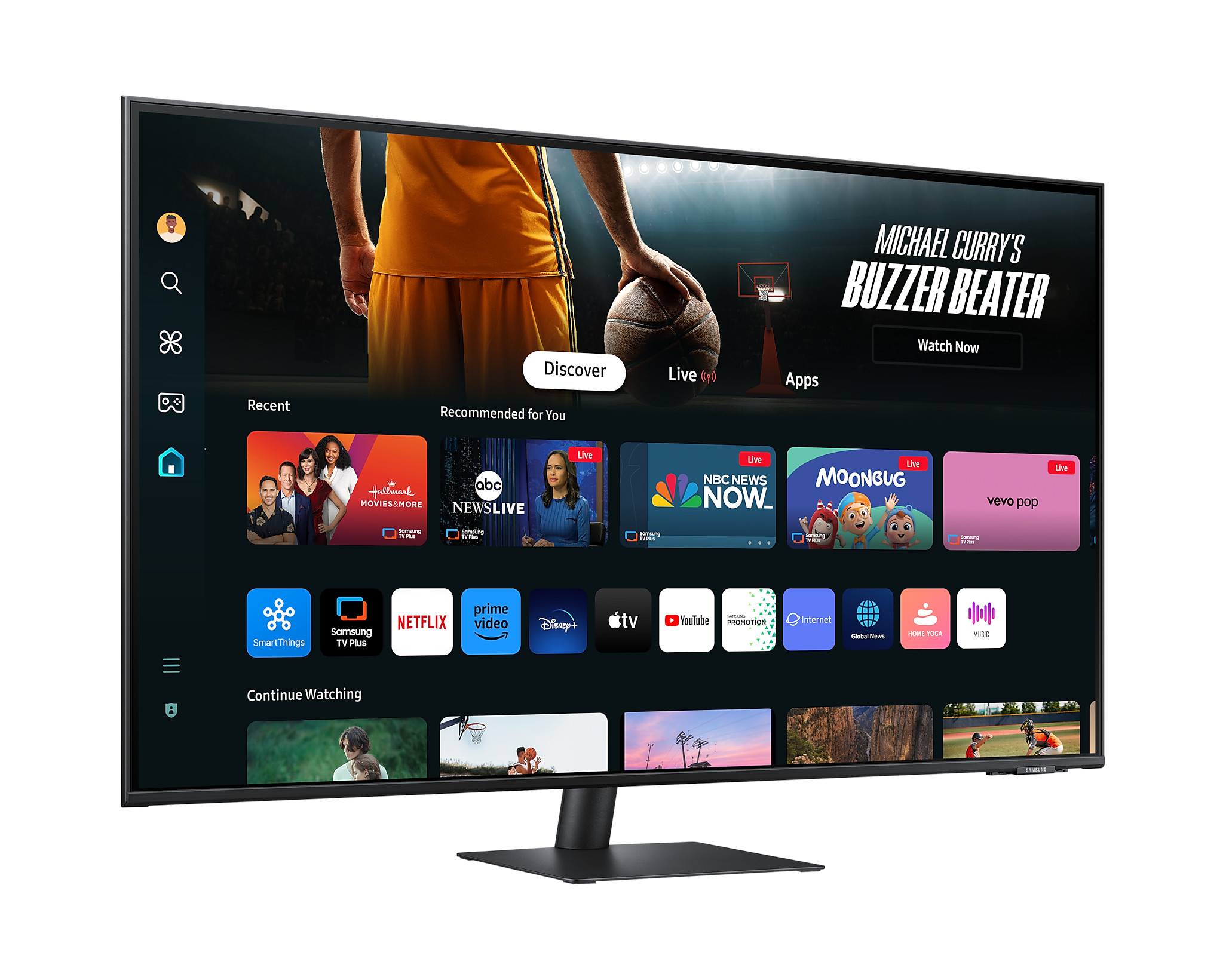 Monitor Samsung Smart M7, 43", VA, 4K UHD, i zi