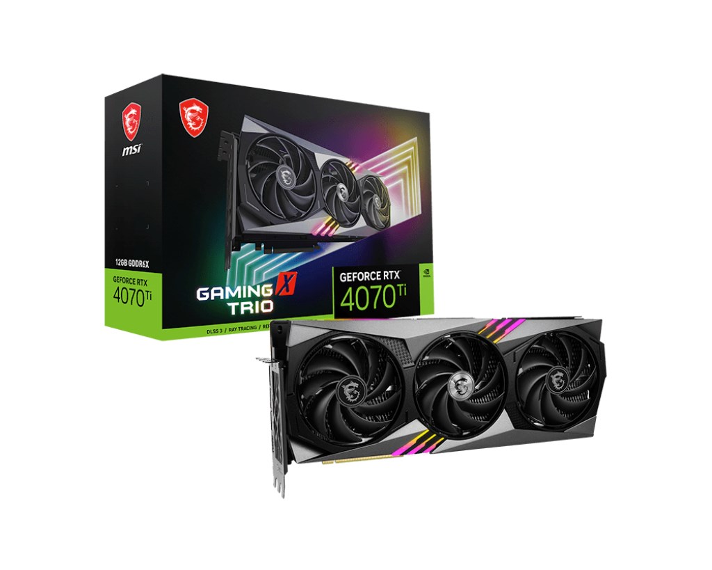 Kartë grafike MSI Gaming NVIDIA GeForce RTX 4070 Ti, 12 GB GDDR6X