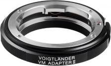 Adapter bajonete Voigtlander Leica M në Sony E Version II, metalik, i zi