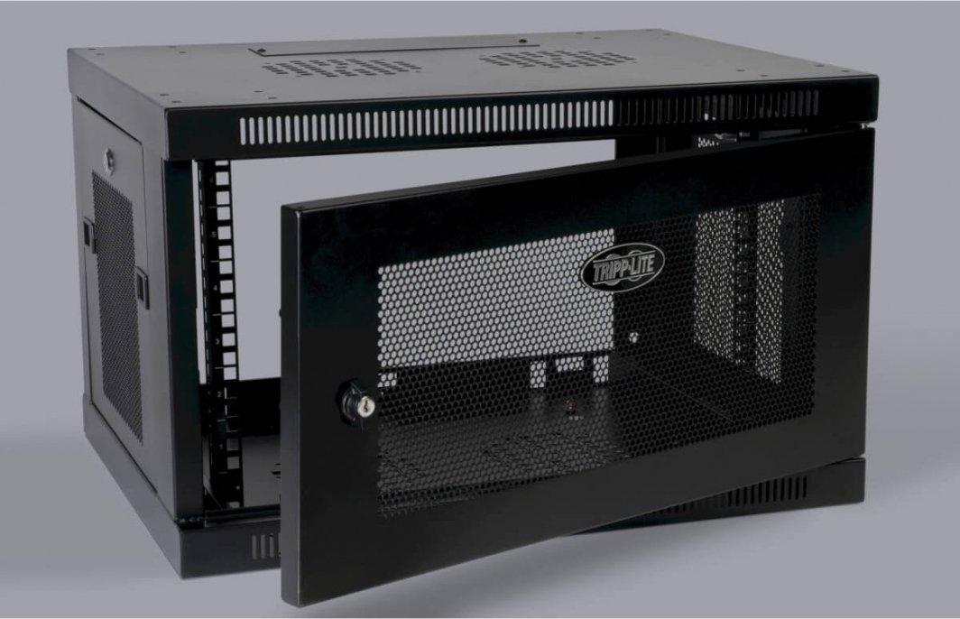 Kабинет за мрежа Tripp Lite SRW6U, 6U, ѕиден монтажен, црн