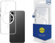 Mbulesë telefoni 3mk MagCase Reinforced për Samsung Galaxy S24, kënde të përforcuara, kompatibile me karikim wireless, transparente