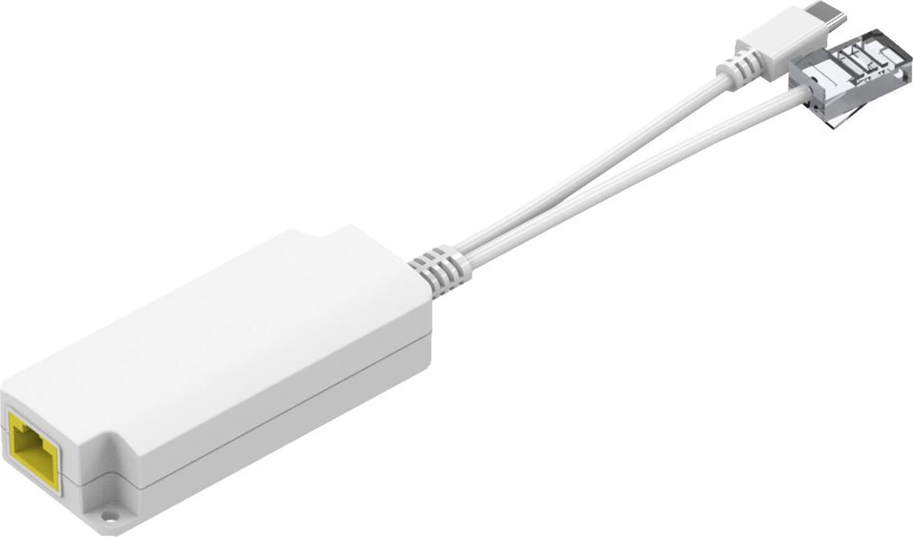 Ndarës rrjeti PoE Microconnect MC-POESPLITTER-CW, USB C, për përdorim të brendshëm, i bardhë