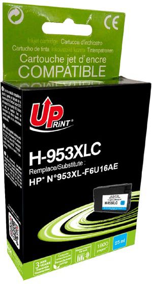 Kartuç boje UPrint H-953XLC, kompatibil me HP 953XL, cyan