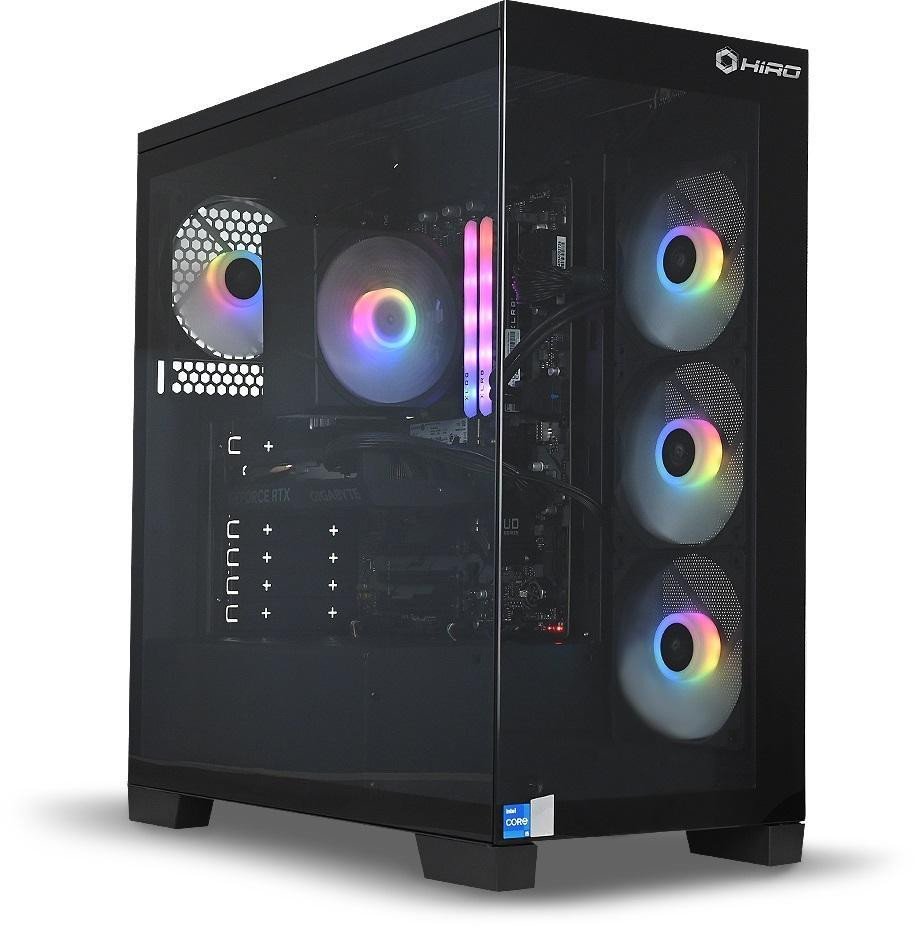 Kompjuter gaming HIRO Aurora, AMD Ryzen 5 7600, RTX 5060 8GB, 16GB RAM, 1TB SSD, i zi