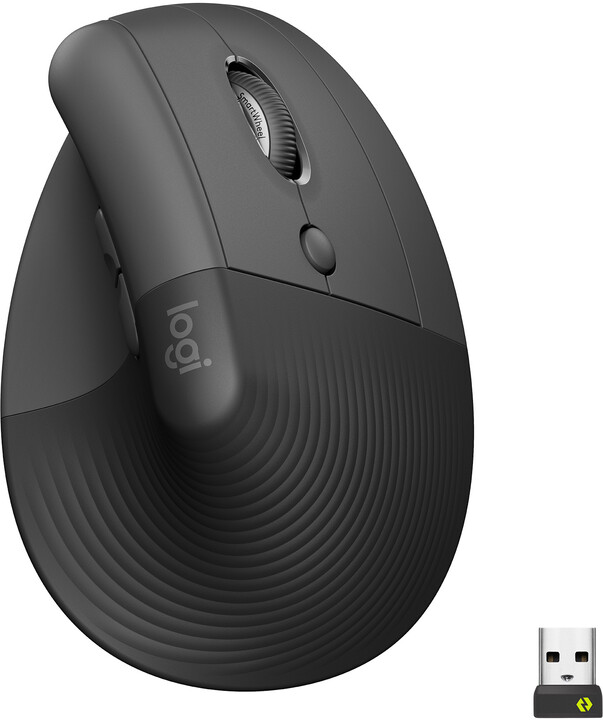 Maus wireless Logitech Lift, grafit