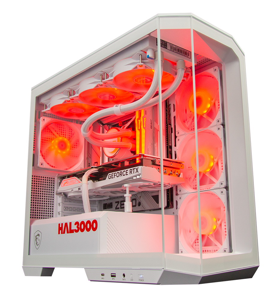 Kompjuter HAL3000 Alfa Gamer Zero, AMD Ryzen 7 7800X3D, 32GB RAM DDR5, Nvidia GeForce RTX 4070 Ti Super, SSD 1TB PCIe4, Windows 11, i bardhë