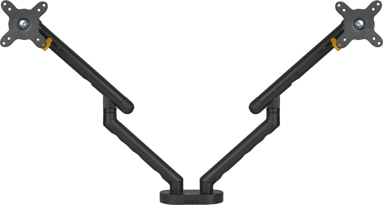 Krah monitori BakkerElkhuizen BE Flexible Dual, për 2 monitorë 35", i zi