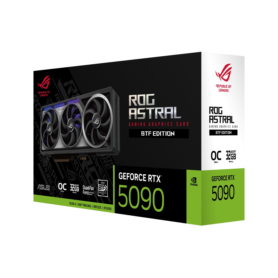 Kartelë grafike ASUS ROG ASTRAL RTX5090, NVIDIA GeForce RTX 5090, 32GB GDDR7