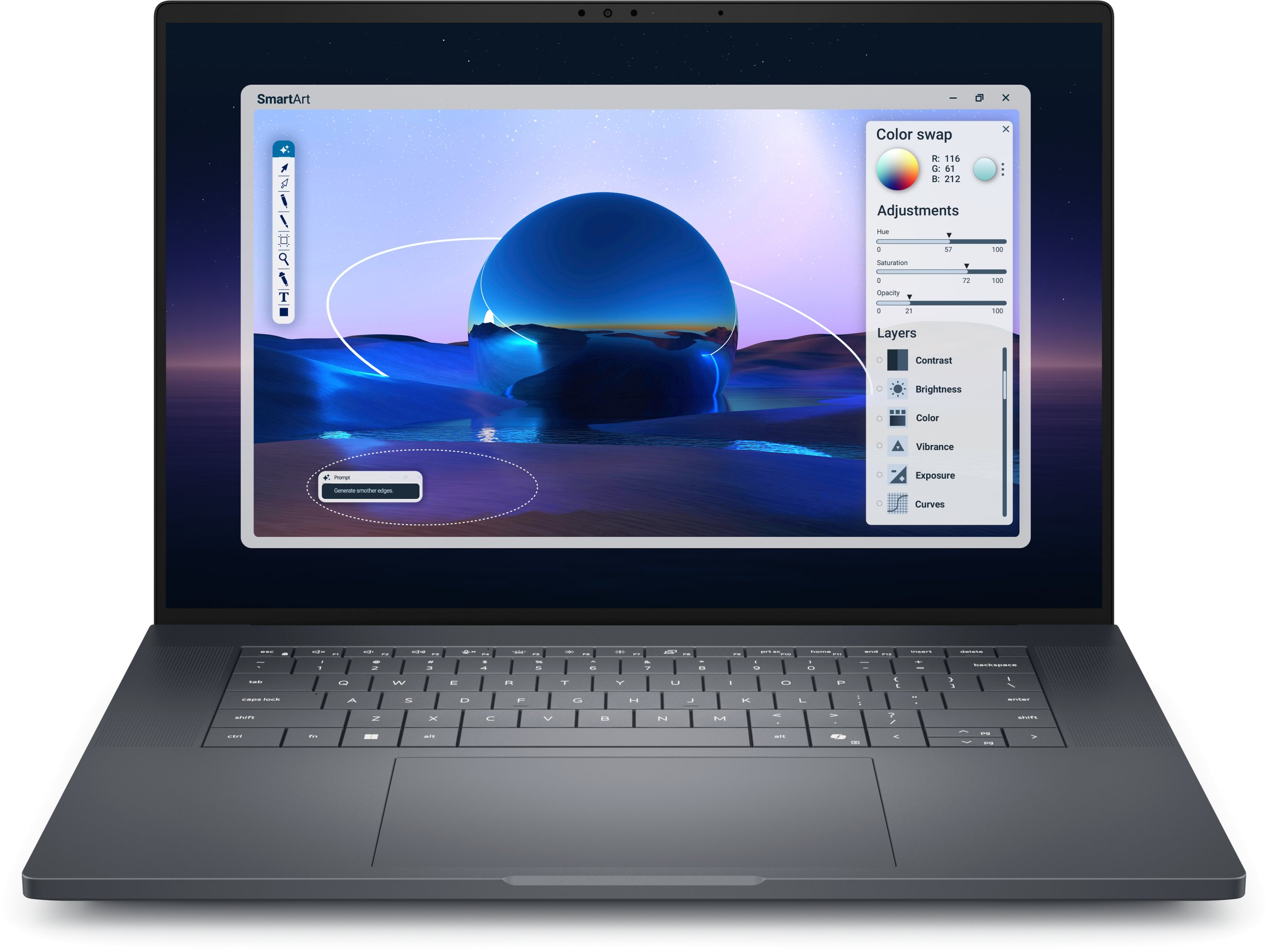 Laptop Dell Pro Max Premium 16 MA16250, 16", Intel Core Ultra 9, gri