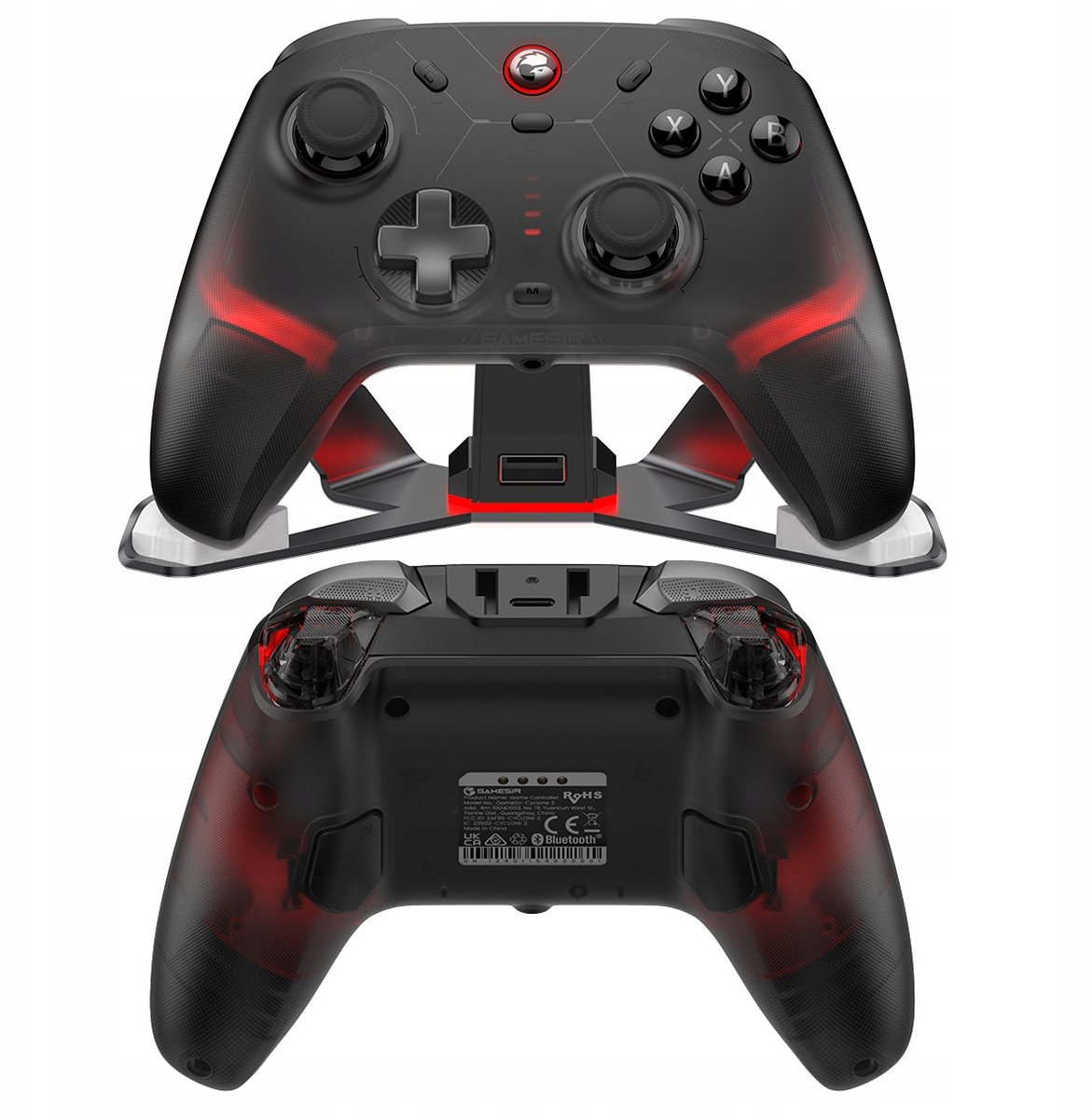 Gamepad GameSir Cyclone 2, me kabllo, për PC, i zi