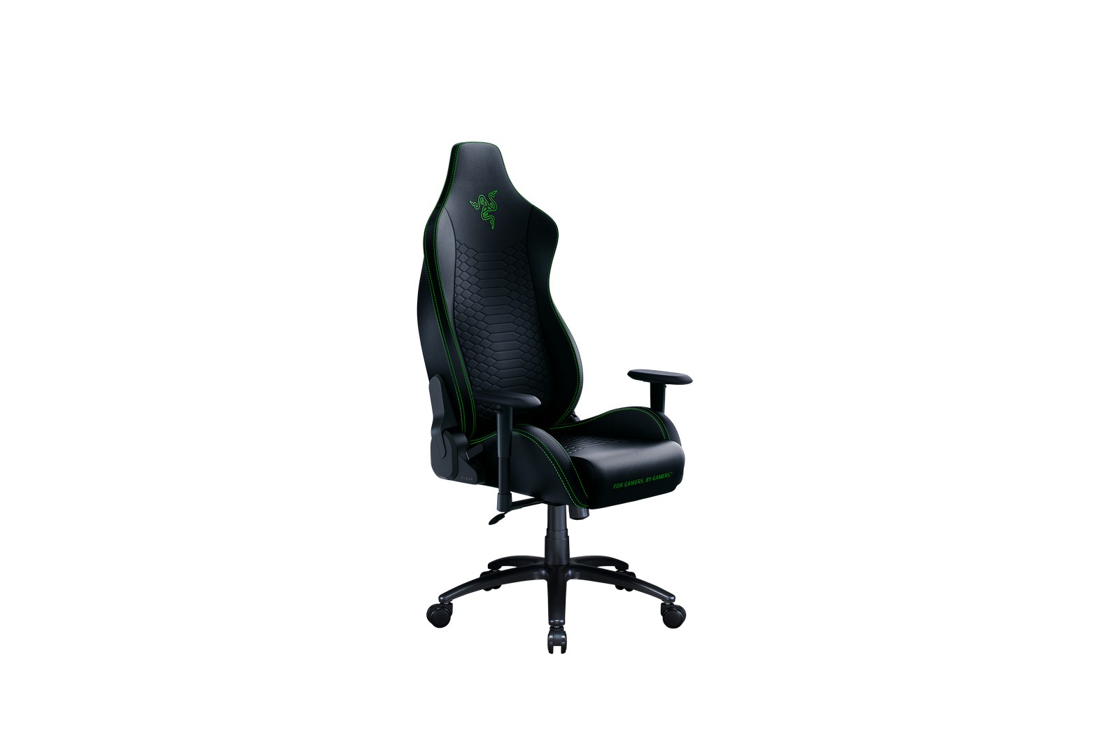 Karrige gaming Razer Iskur X, ergonomike, për PC, e zezë me detaje jeshile