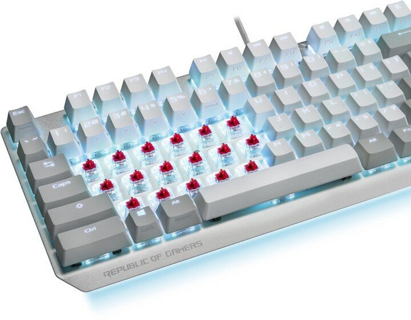 [OUTLET] Tastierë ASUS ROG STRIX Scope NX TKL Moonlight White, ROG NX Red, US