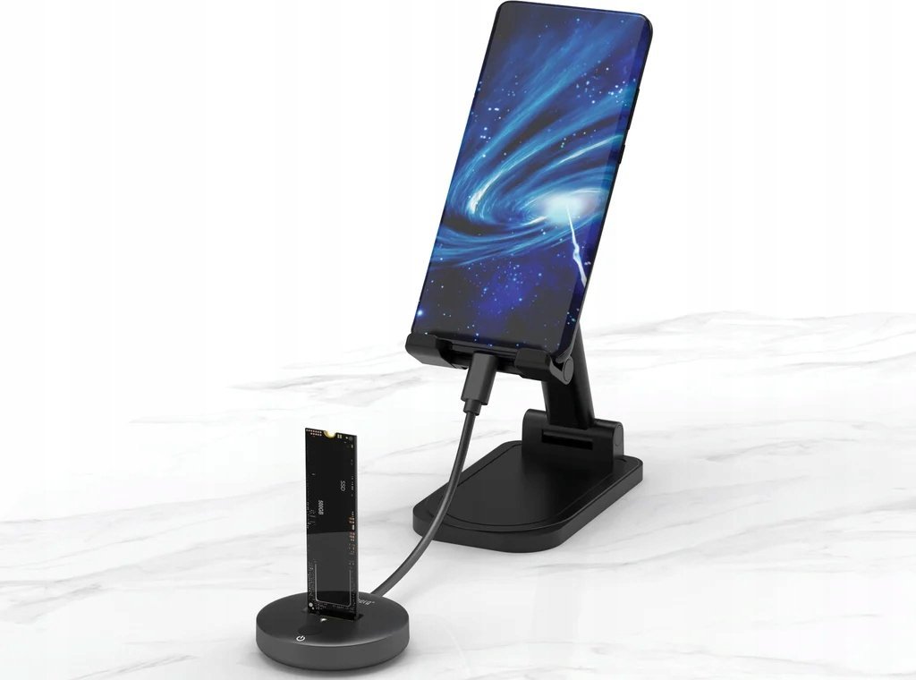 Dok USB Sandberg për M.2 dhe NVMe SSD, USB 3.2 10 Gbps, USB C, i zi