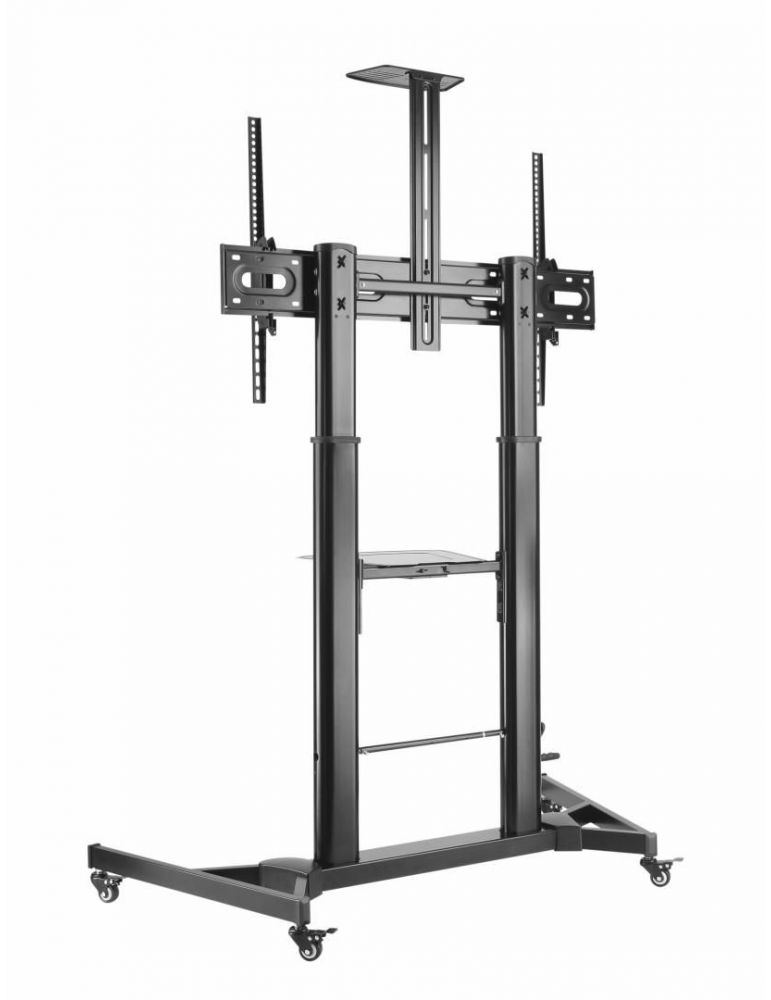 Stendë mobile për TV Serioux TV03H-610TW, 60" 100", metalike, e zezë