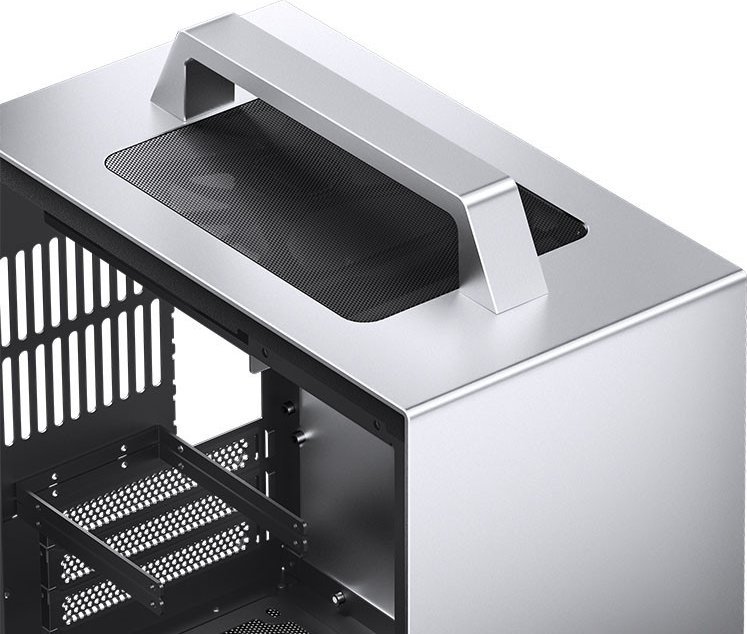 Kasë Jonsbo T8 Plus RGB, e argjendtë, Mini Tower