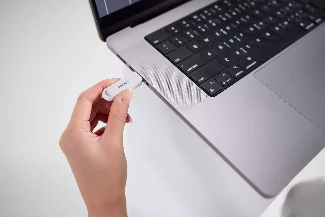 USB flash SanDisk Phone Drive, 128GB, USB Type C 3.2 Gen 1, i bardhë