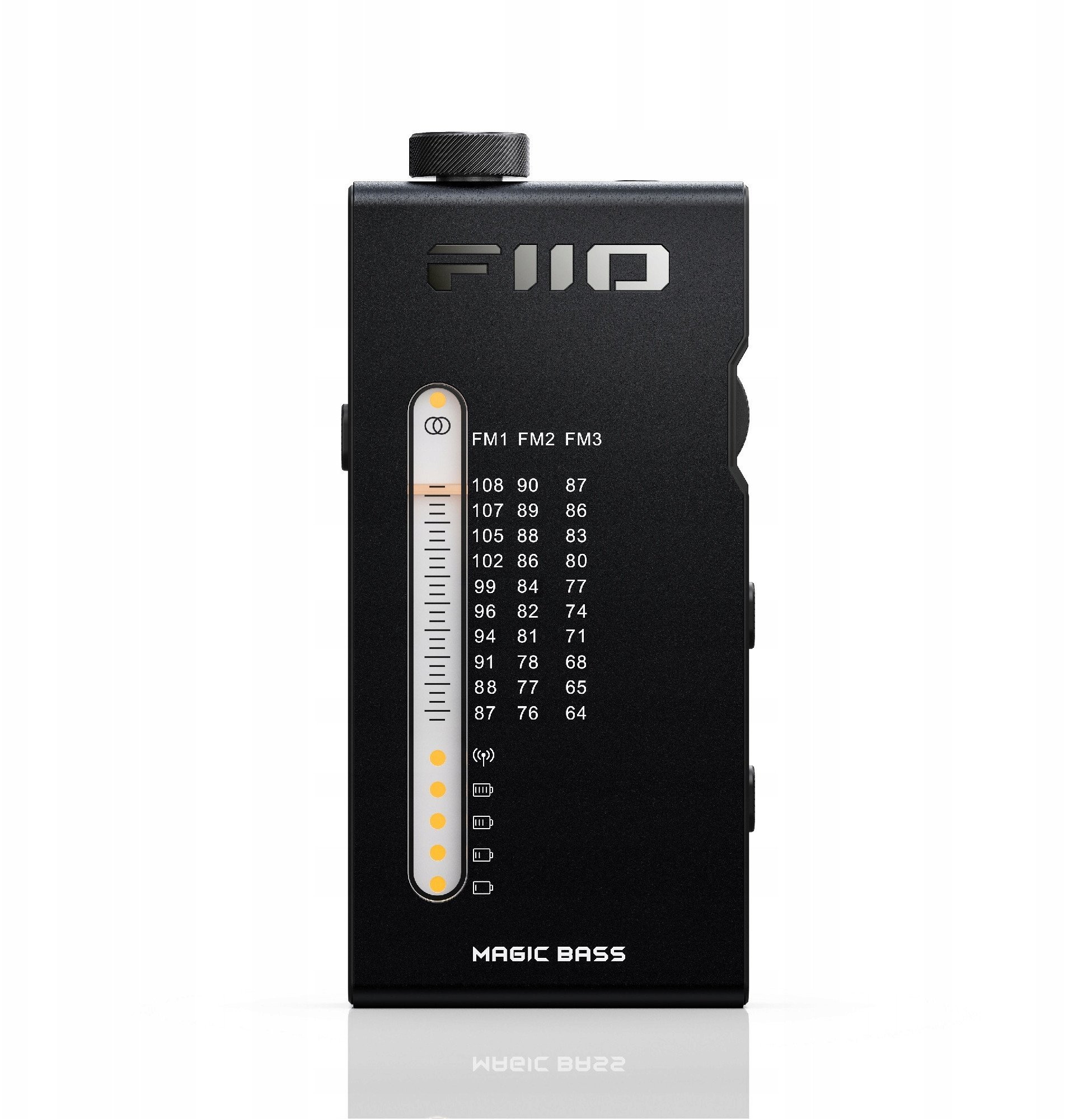 Radio portative FiiO RR11, FM 64-108MHz, HiFi, bass i përforcuar, e zezë