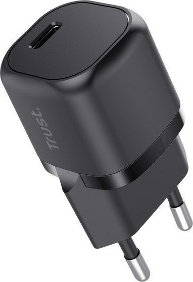Karikues Trust Maxo, 20W USB C, karikim i shpejtë, i zi