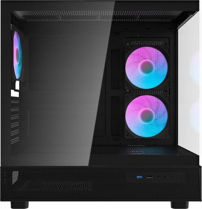 Kuti kompjuteri Darkflash DPX90, ATX, midi tower, e zezë