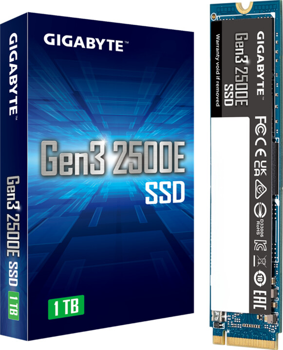 Disk GIGABYTE Gen3 2500E, M.2 - 1TB