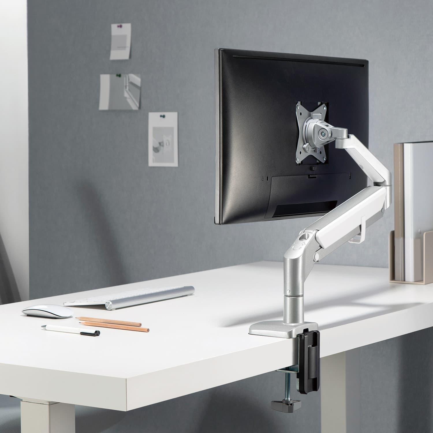 Mbajtës monitori Ergo Office ER-405G, 17"-32", montim në tavolinë, gri