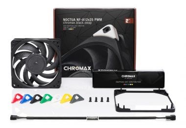 Ftohës Noctua NF-A12X25 PWM CH.BK.S, 12 cm, i zi