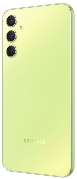 Celular Samsung Galaxy A34 5G, 6.6", 6GB RAM, 128GB, e gjelber e hapur