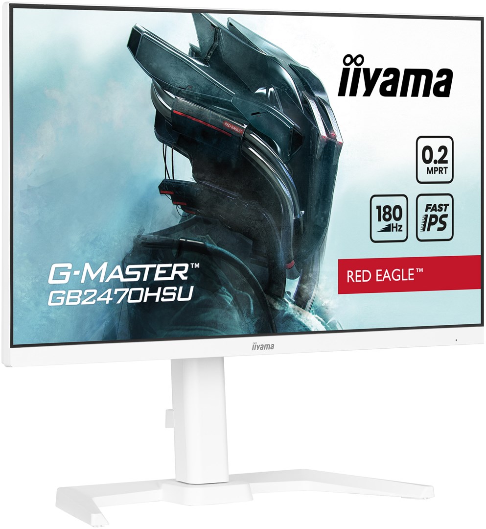Monitor gaming iiyama G-MASTER GB2470HSU-W6, 24", 180Hz, i bardhë