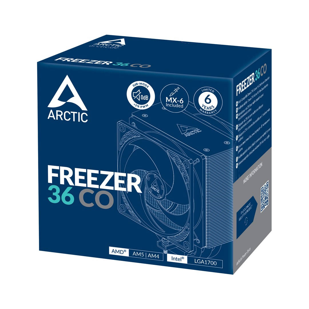 Ftohës për CPU ARCTIC Freezer 36 CO, 12 cm, i kaftë
