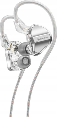 Kufje in ear FiiO JadeAudio JD1, HiFi, me mikrofon, argjendi