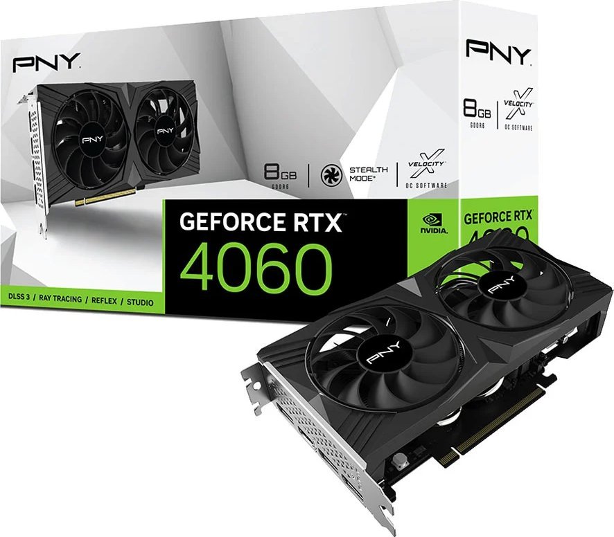Kartelë grafike PNY GeForce RTX 4060 Verto Dual 8GB GDDR6