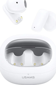 Kufje Bluetooth Usams TD Series USA001419, TWS, Bluetooth 5.3, të bardha
