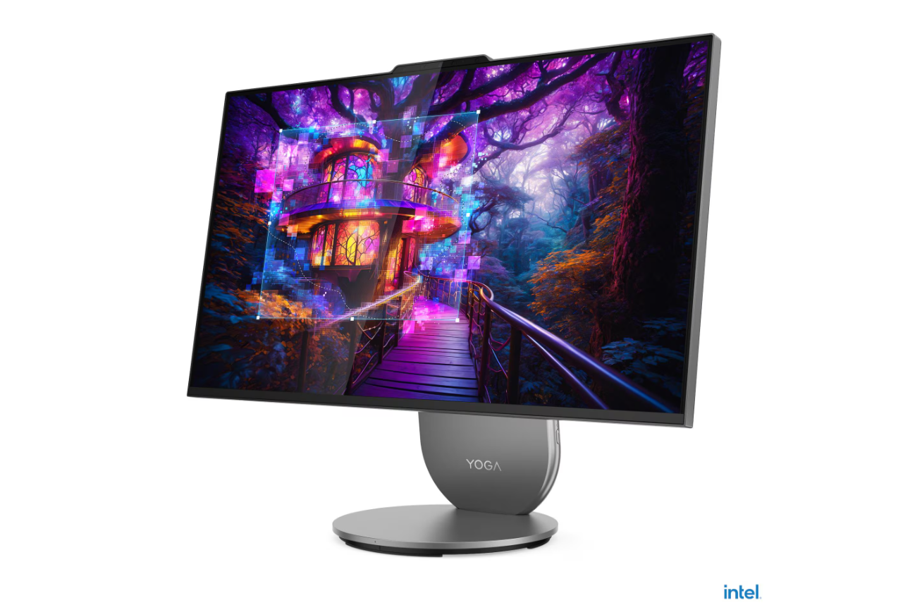 Kompjuter Lenovo AIO Yoga 27IAH10, 27", Intel Core, 32 GB LPDDR5x, 1 TB SSD, i hirtë